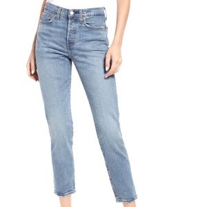 Levi’s Wedgie Icon Fit High Waist Straight Leg Jeans, Size 25